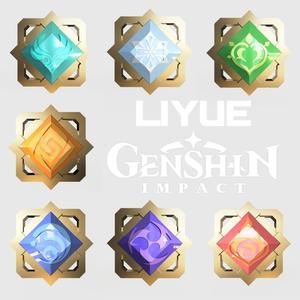 All pieces Liyue – Genshin Impact