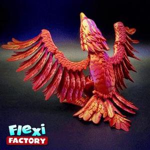 Flexi Print-in-Place Phoenix now with 3mf file included!