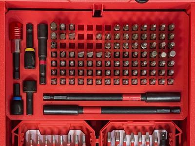 Bit organizer for Milwaukee 2+1 Packout