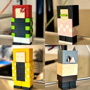 Blocky Demon Slayer Characters