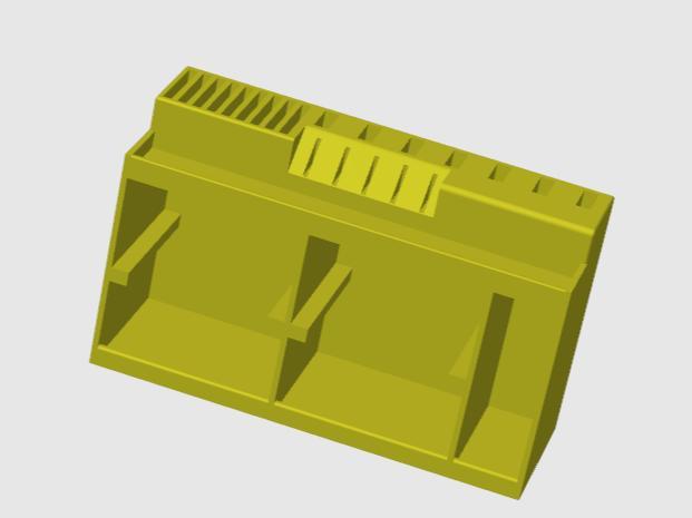 USB, SD, SD adapter organizer with compartments