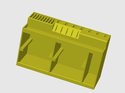 USB, SD, SD adapter organizer with compartments