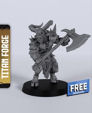 Beast Warrior 2H – With Free Dragon  – 5e DnD Inspired for RPG and Wargamers