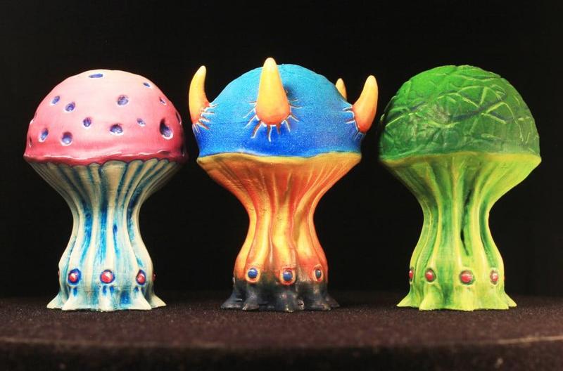 Tabletop plant: “Mushroom Set A1” (Alien Vegetation 51)