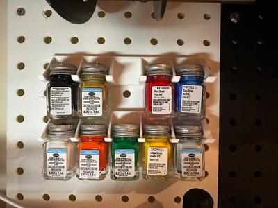 Testors Model Paint Peg Board Holder / Rack
