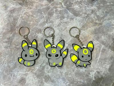 Cute Umbreon Chibi Pokemon Fridge Magnet/Keychain