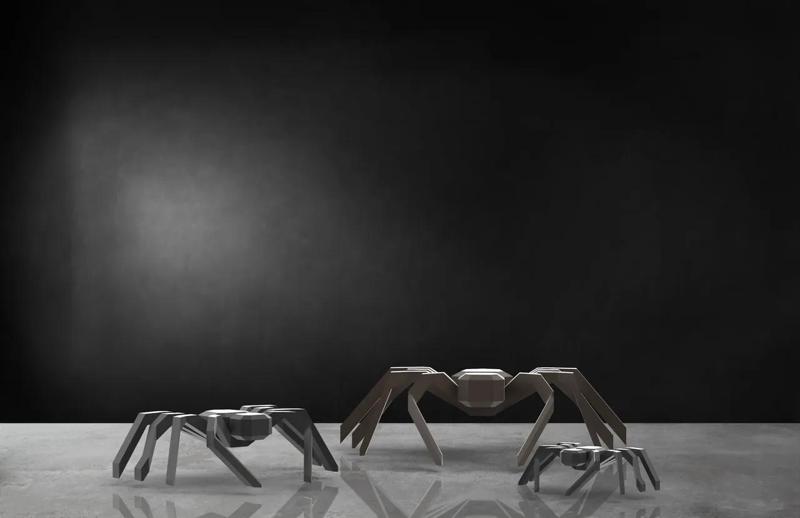 Low Poly Spider – Halloween Decoration – Set of 3