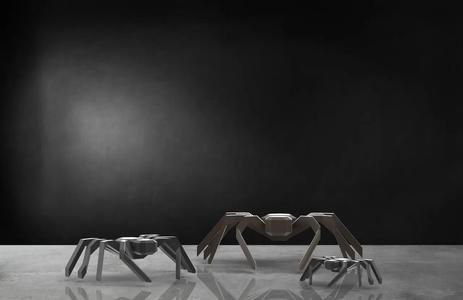 Low Poly Spider – Halloween Decoration – Set of 3
