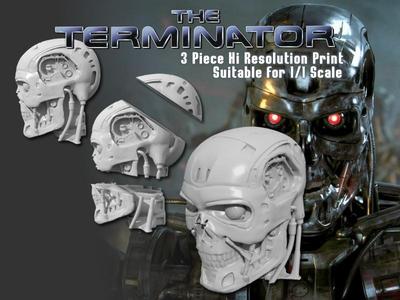T-800 Single and 3 Piece High Detail Head