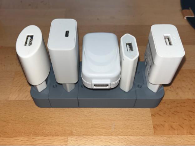 Modular EU Plug Socket Holder