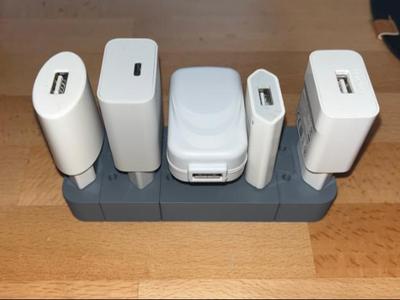 Modular EU Plug Socket Holder
