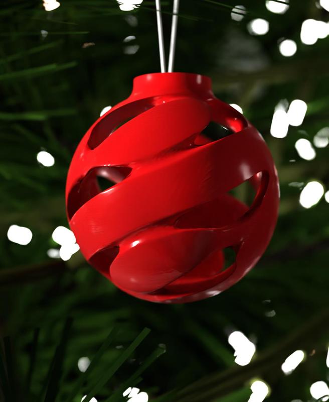 Christmas Ornament Winter Whirls 001