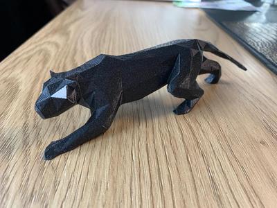 Low poly panther