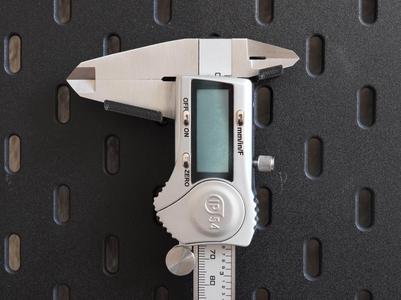 Minimalist Caliper Holder – Ikea Skadis