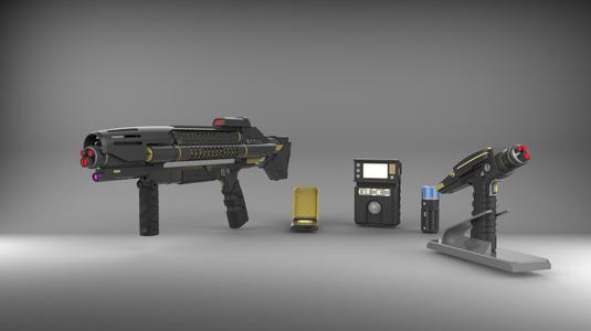 Star Trek Bundle – Phaser – Starfleet Cannon – Tricoder  – STL