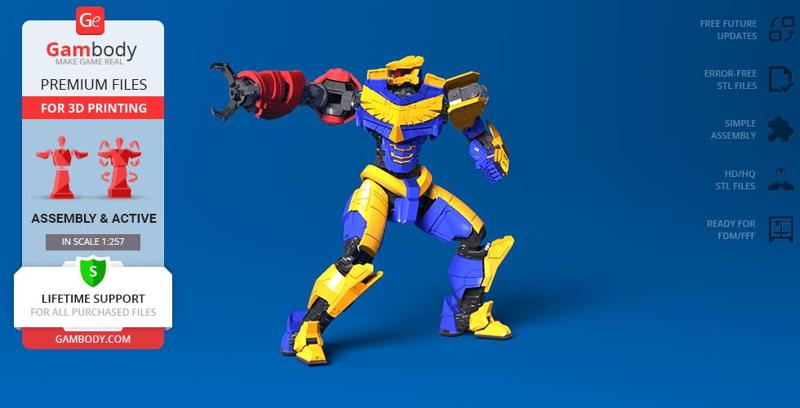 Atlas Destroyer 3D Printing Model | Assembly + Action