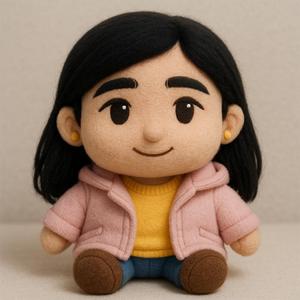 Doll I made using chat gpt from my daughter’s picture