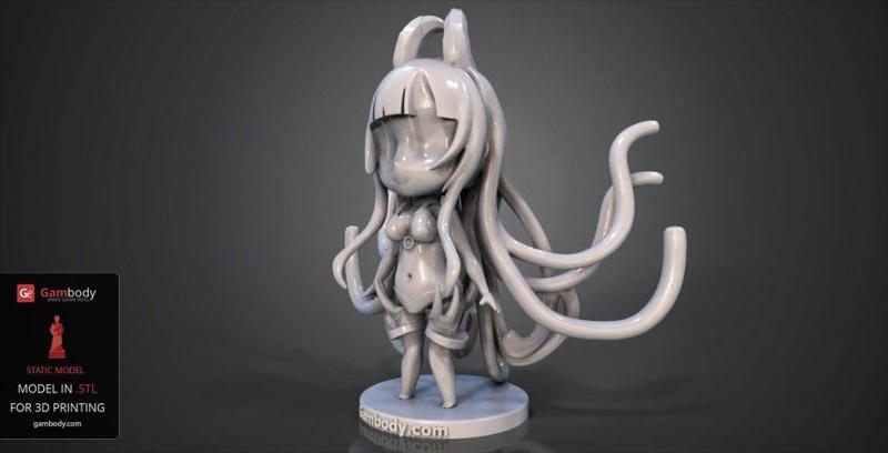 Ane Naru Mono 3D Printing Figurine | Static