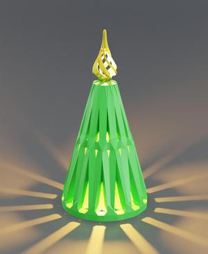 Christmas Tree Tea Light Torture Test Print