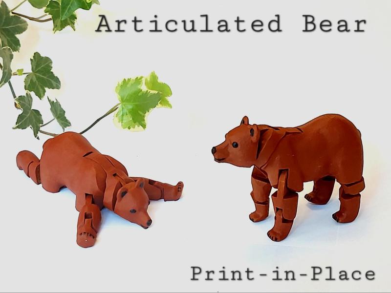 Articulated Bear (Print-in-Place)