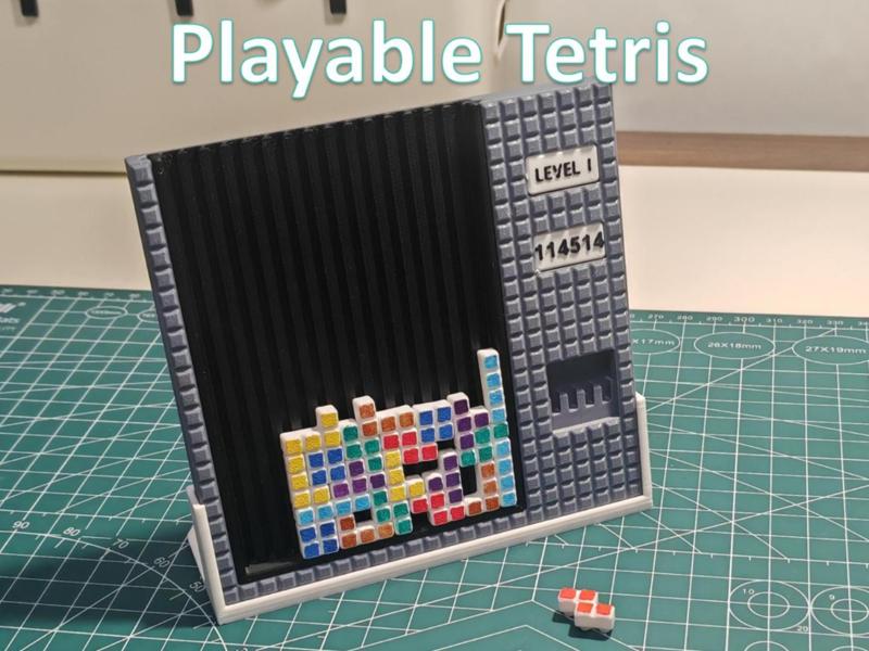 Playable Tetris