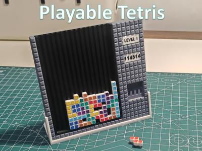 Playable Tetris