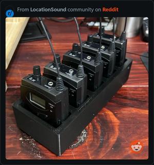 Sennheiser Wireless Transmitter Organizer (Gridfinity)