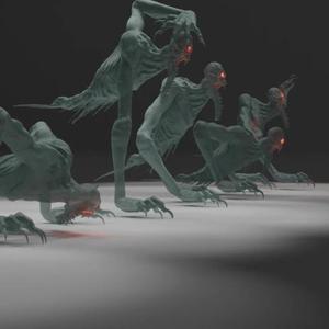 Wendigo With Different Poses Part 1