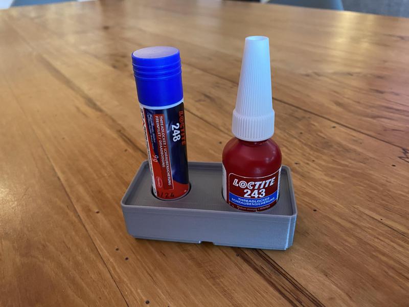 Gridfinity Loctite Holder (Threadlocker’s Best Friend)