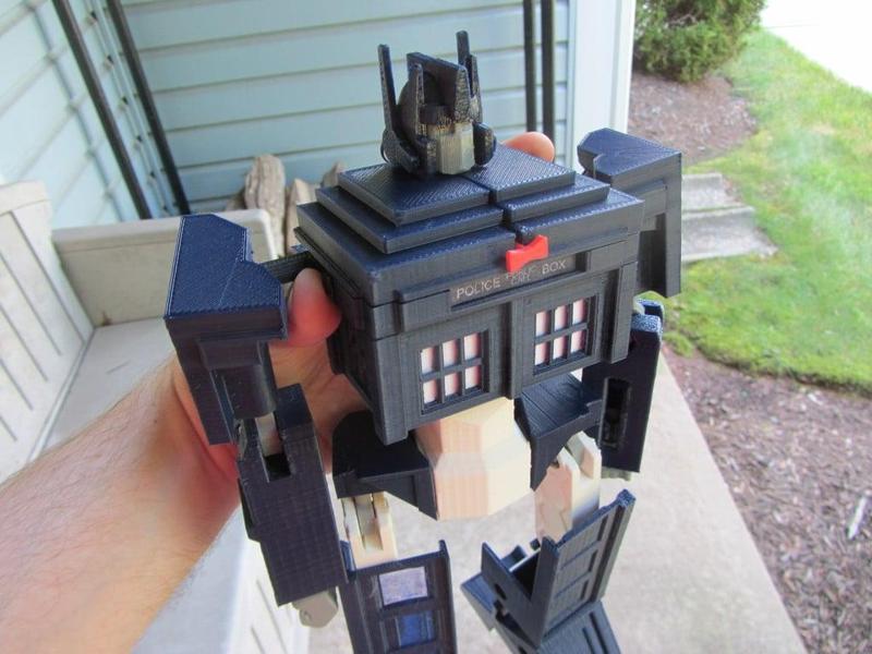 Tardis Transformer toy