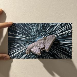 Piece of Junk in Space – Hueforge Hybrid Print