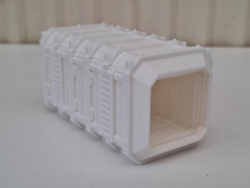 40k Shipping Container – Open
