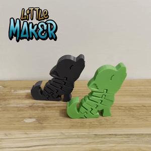 Flexi wolf – Wolf keychain