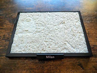 Milan Italy 3D Miniature