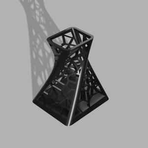 Rectangle top Vase