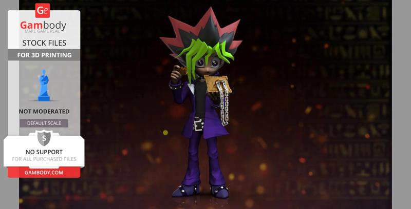 Yugi Mutou With Millennium Puzzle