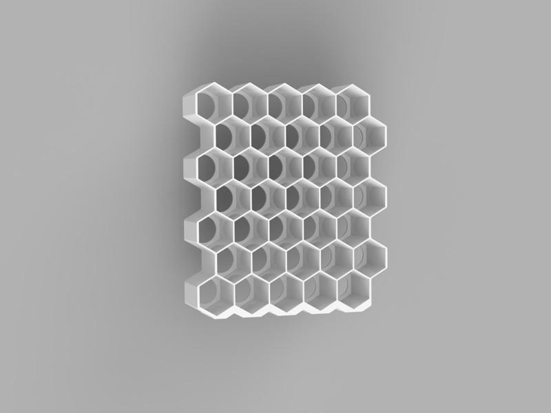 A1 mini Paint rack // 17 to 20ml/0.57 to 0.68Fl oz