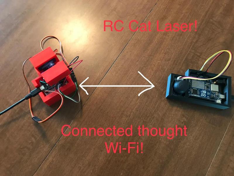 RC Cat Laser using Arduino Cloud
