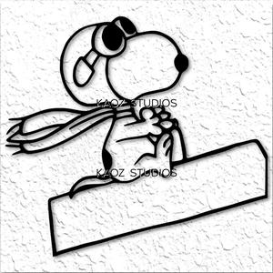 snoopy red baron wall art Peanuts decor Charlie Brown Fanart
