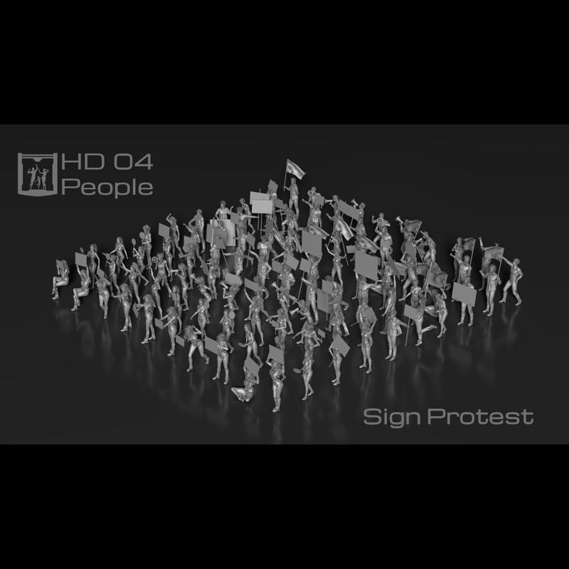 HD People 04 Sign Protest