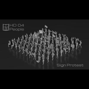 HD People 04 Sign Protest