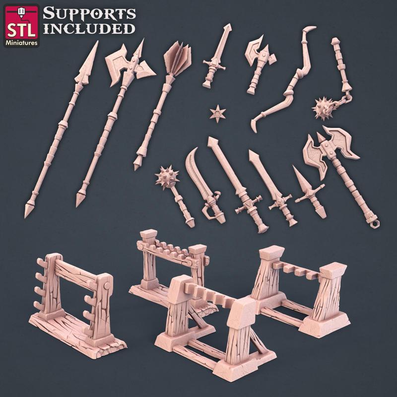 Blacksmith Weapon Racks