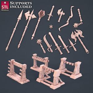 Blacksmith Weapon Racks