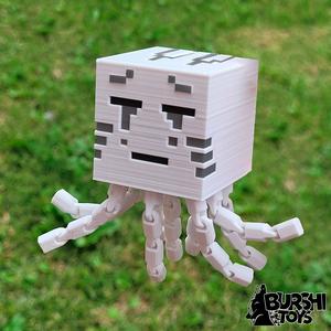 GHAST MINECRAFT FLEXI ARTICULATED TOY (3mf Included)