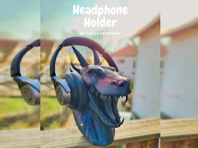 Headphone Stand Dragon