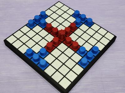 Tablut – W/ Rules (Magnetic Tiles & Pawns)
