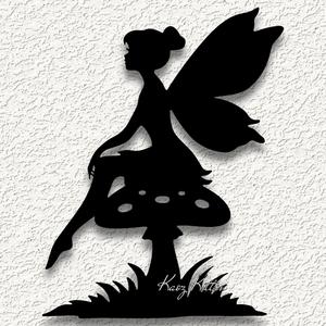 forest fairy butterfly wings mushroom wall art home decor