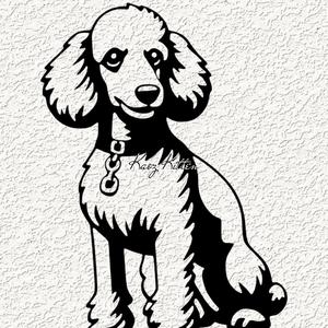 poodle dog WALL ART