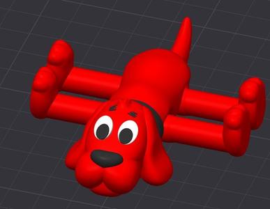 Clifford the Little Red Flexi Dog