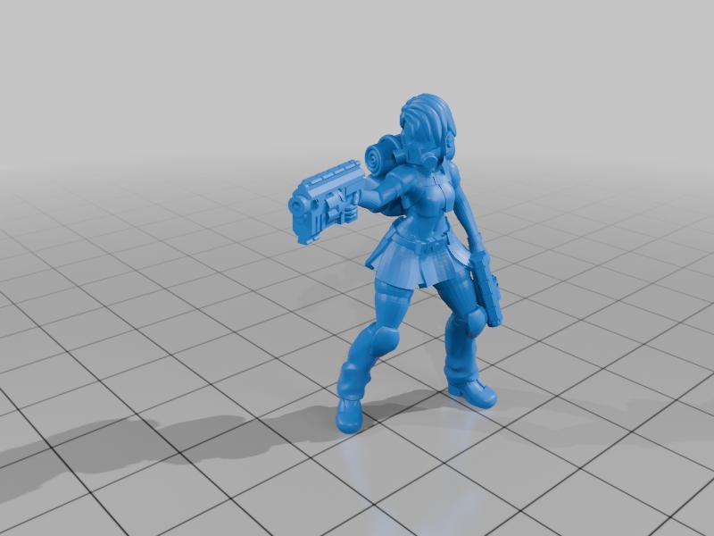 Space Maidens Scout Warriors Akimbo